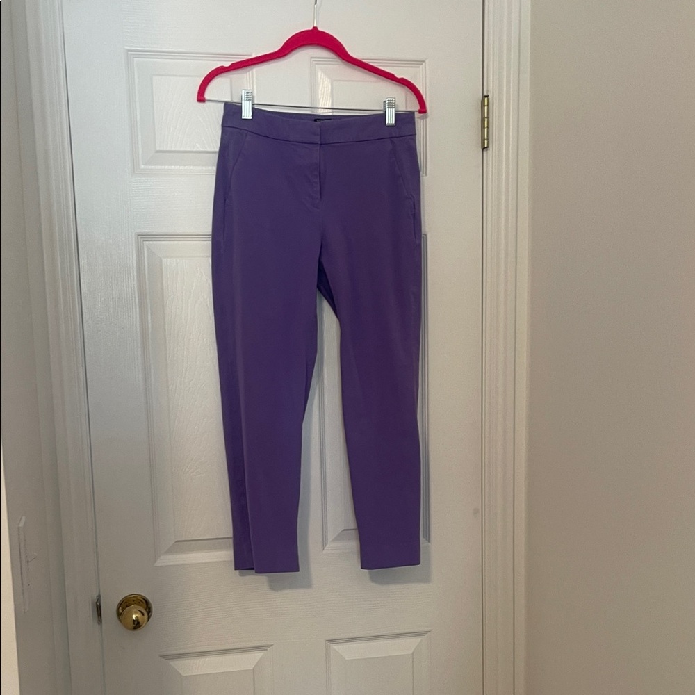 J. Crew Purple Kate Trouser Pants